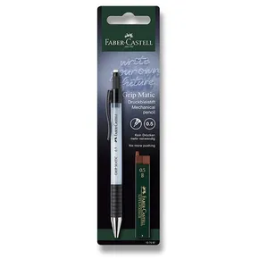 Faber-Castell Grip Matic 1375 0,5 mm, mechanischer Bleistift, Himmelblau